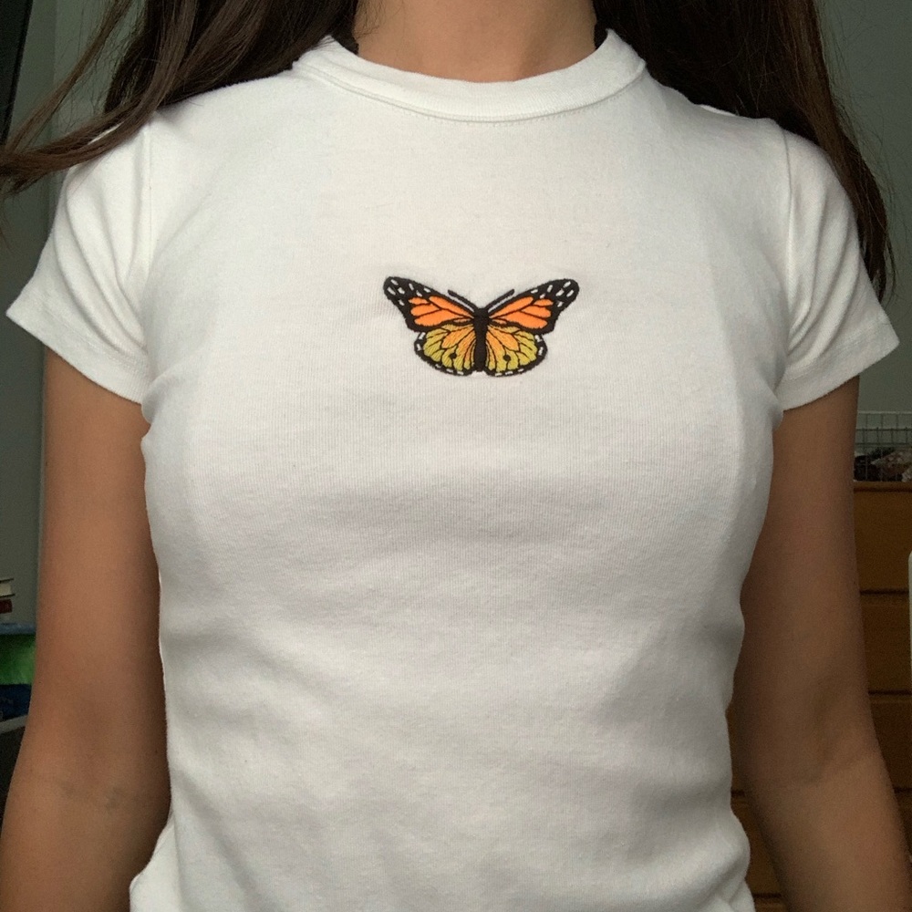 Brandy Melville Butterfly Top